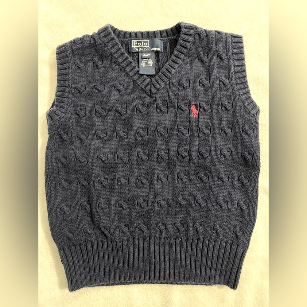 Polo Ralph Lauren boys 4T vest